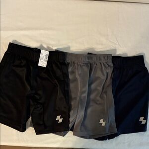 Kids Skorts in Black, Gray, and Blue